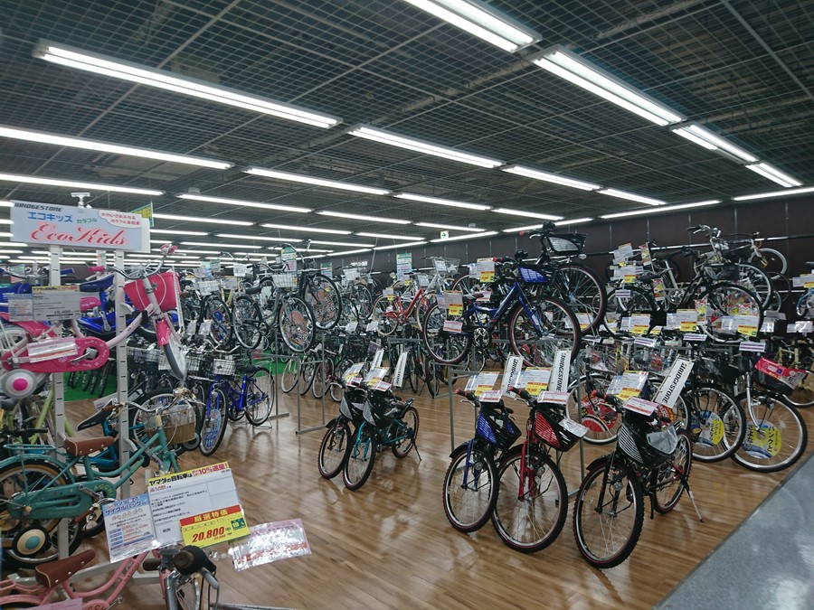 ヤマダ電機千里中央店自転車売り場